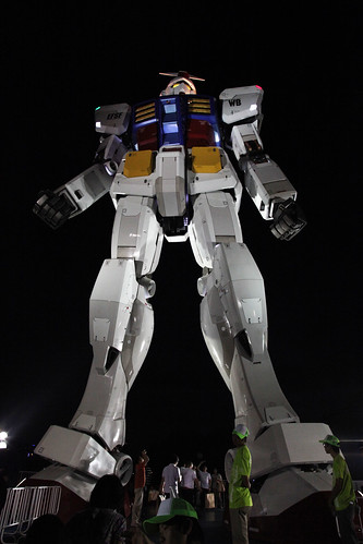 等身大ガンダム 2009/7/12一般公開二日目