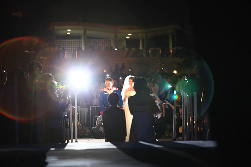 Wedding ceremony w/ Odaiba Gundam