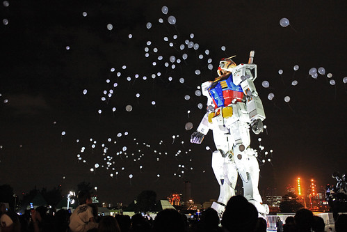 Wedding ceremony w/ Odaiba Gundam
