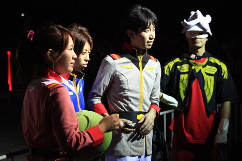 Wedding ceremony w/ Odaiba Gundam