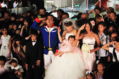 Wedding ceremony w/ Odaiba Gundam