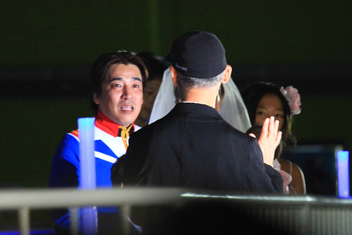 Wedding ceremony w/ Odaiba Gundam