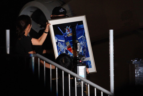 Wedding ceremony w/ Odaiba Gundam