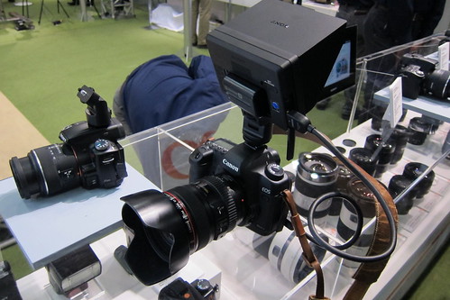 SONY CLM-V55 + EOS 5D Mark II