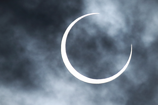 Annular eclipse Mar.21,2012 at Yokohama,Japan