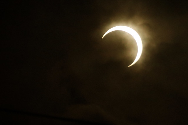 Annular eclipse Mar.21,2012 at Yokohama,Japan